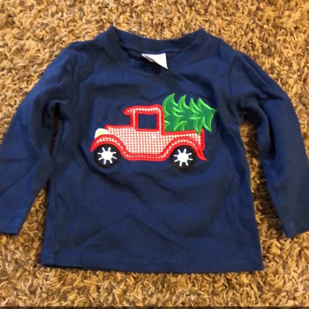 Jus4Boys Christmas tree truck tee